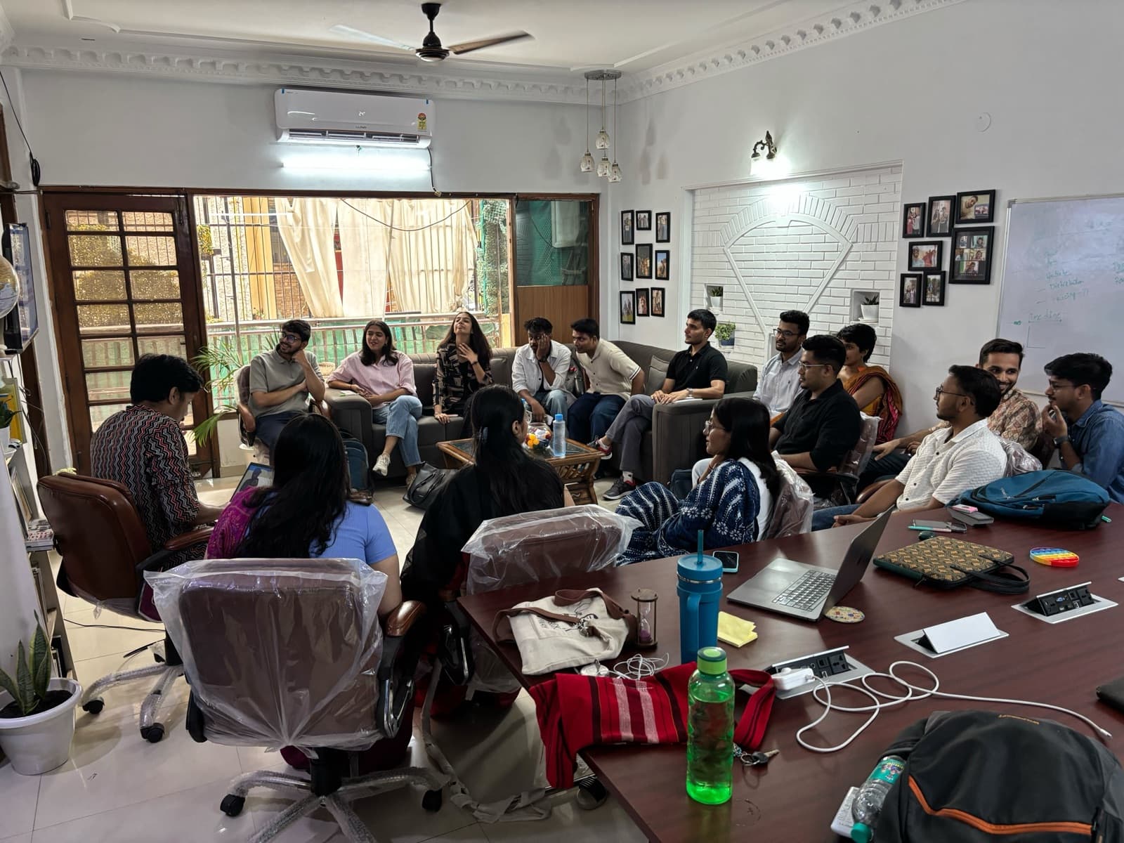 A full house at the office